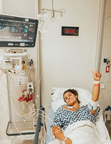 Deborah Lautner's daughter, Makena Lautner in hospital.